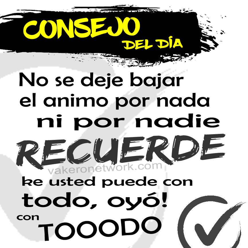 CONSEJO DEL DÍA