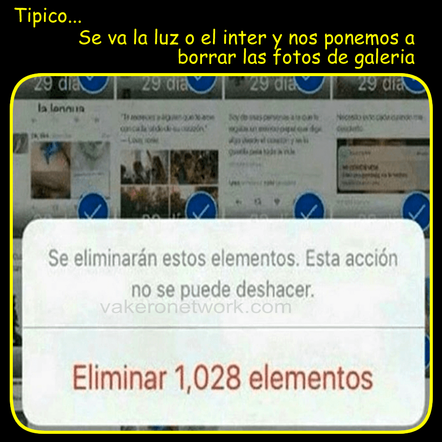 SE VA LUZ INTERNET BORRAR FOTOS GALERIA